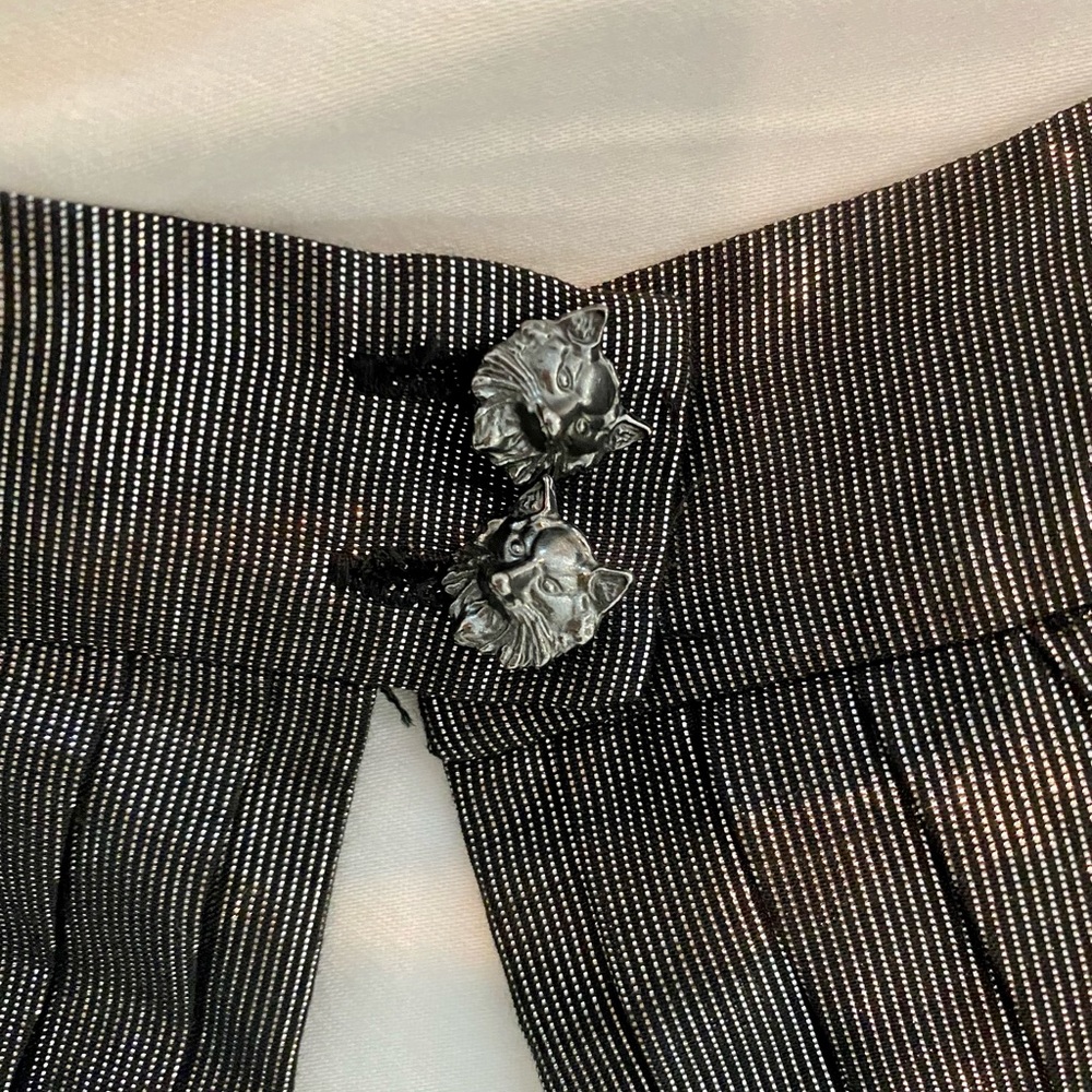 Bcbgeneration Metallic Silver Halter Mini Dress S6 - image 5